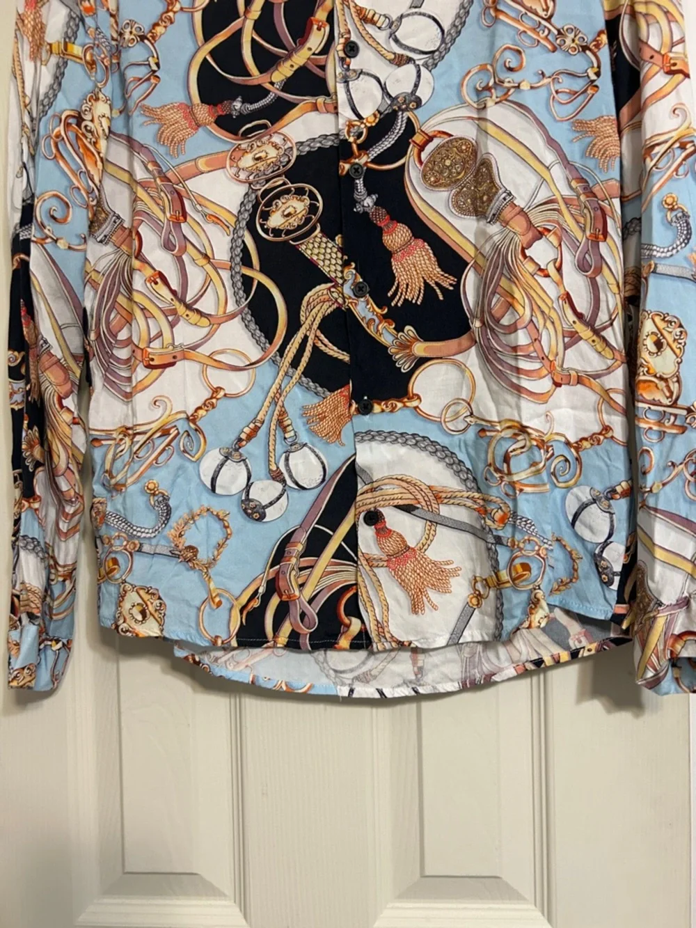 🧁$8 Moving🚚Sale ASOS Design western saddlebag rope belt shirt